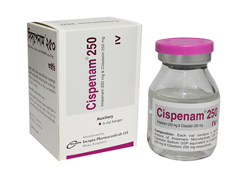 Picture of Cispenam 250mg IV Injection